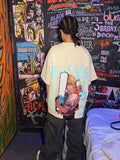 DENJI : CHAINSAWMAN GLOW IN DARK DROP SLEEVED TEE FOR MEN AND WOMEN UrbanNest